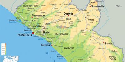 Рисовать на карте Либерии